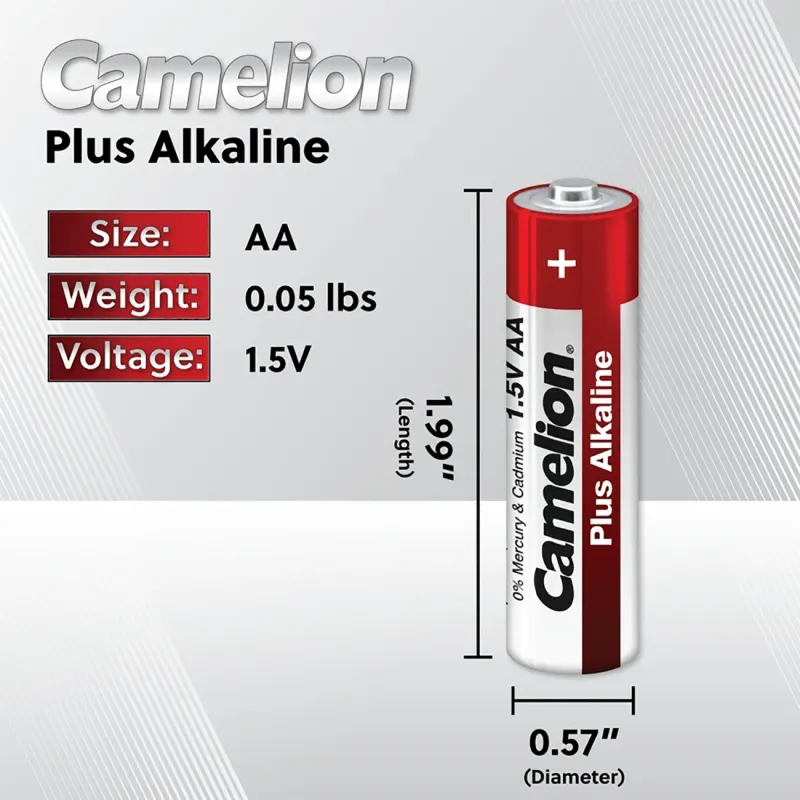 باتری قلمی آلکالاین Plus Alkaline چهارتایی مارک Camelion
